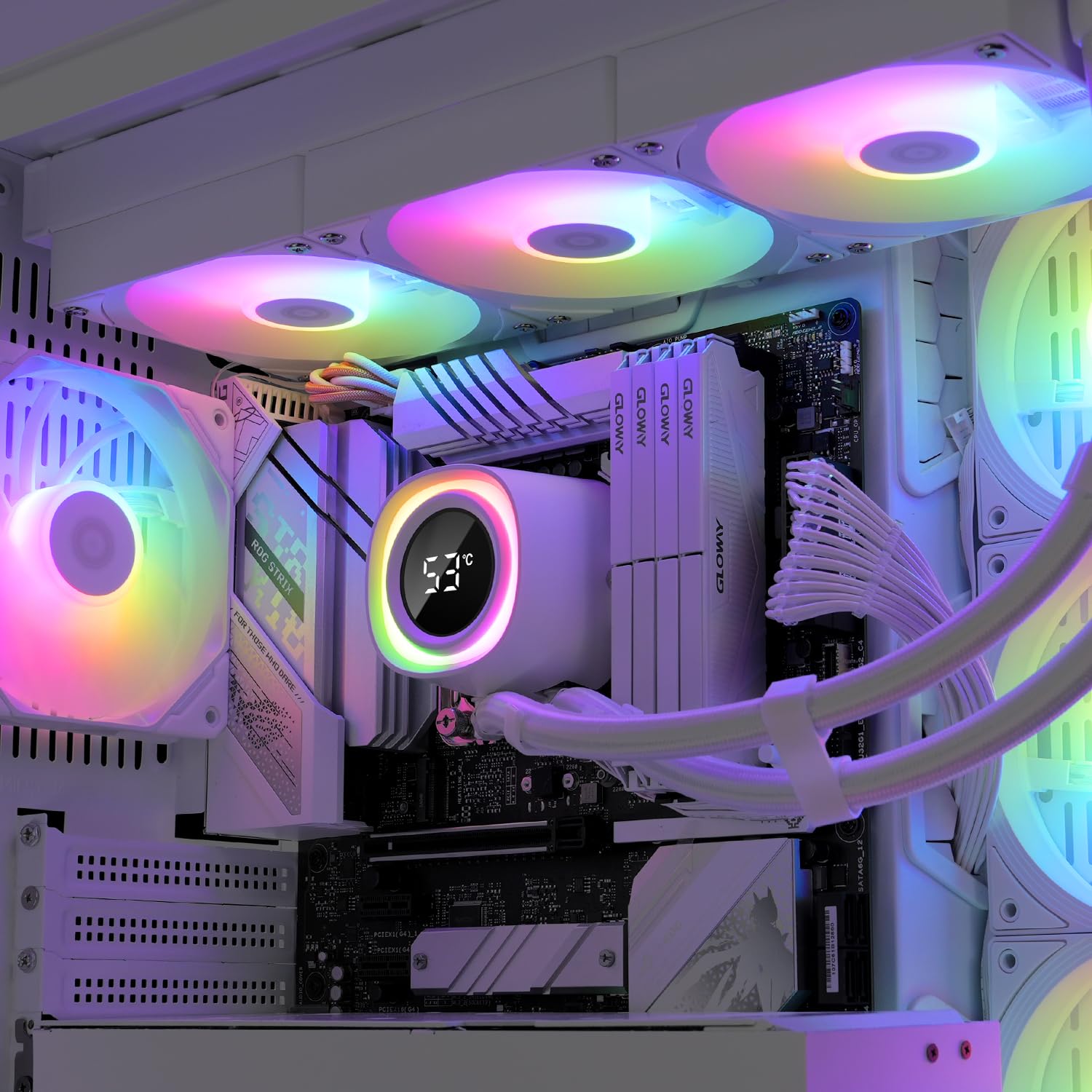 Amazon.com: ID-COOLING FX360 TD White – 360 mm AIO Liquid CPU